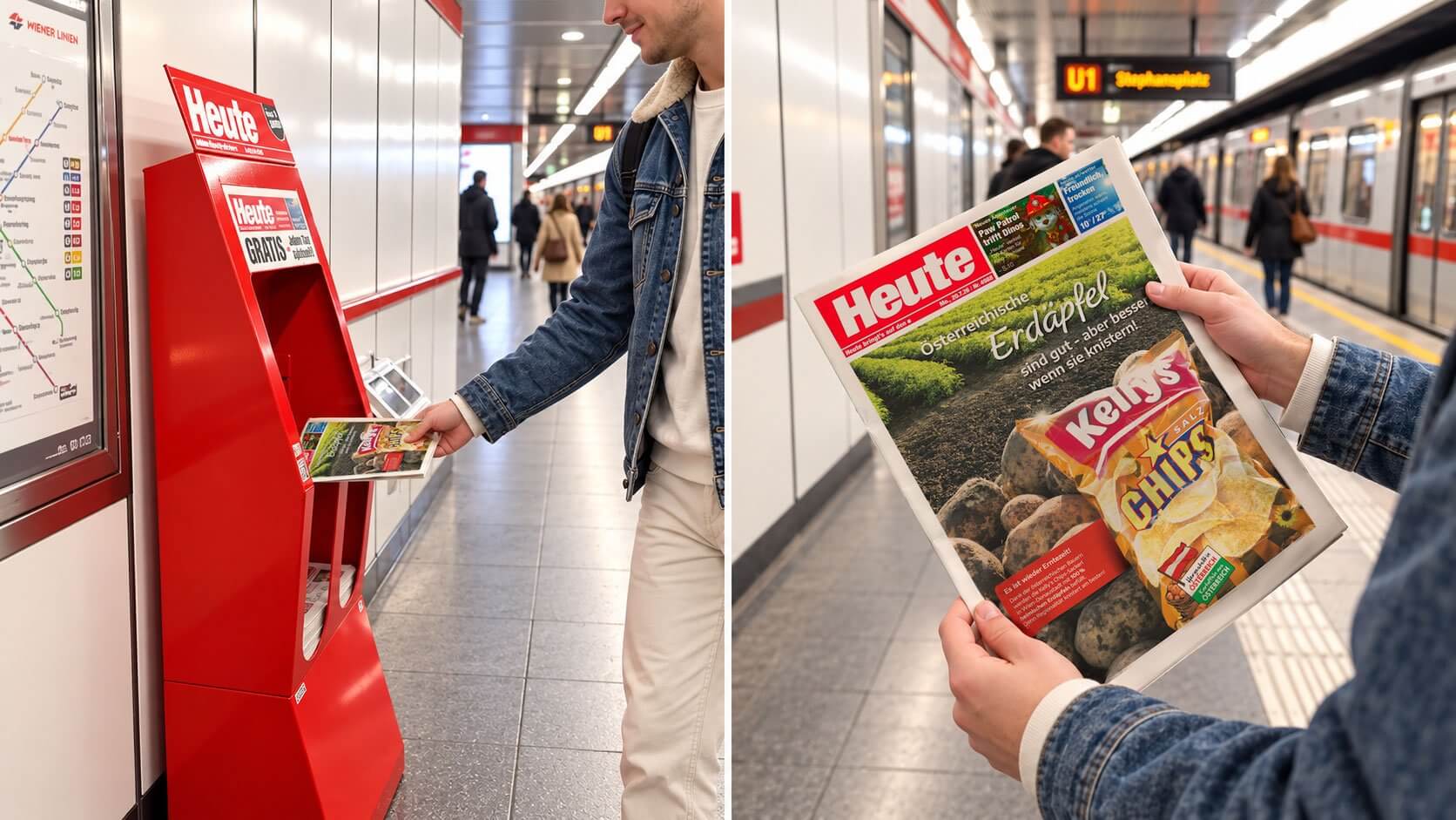 Kellys Frische Ernte U-Bahn Heute Zeitung