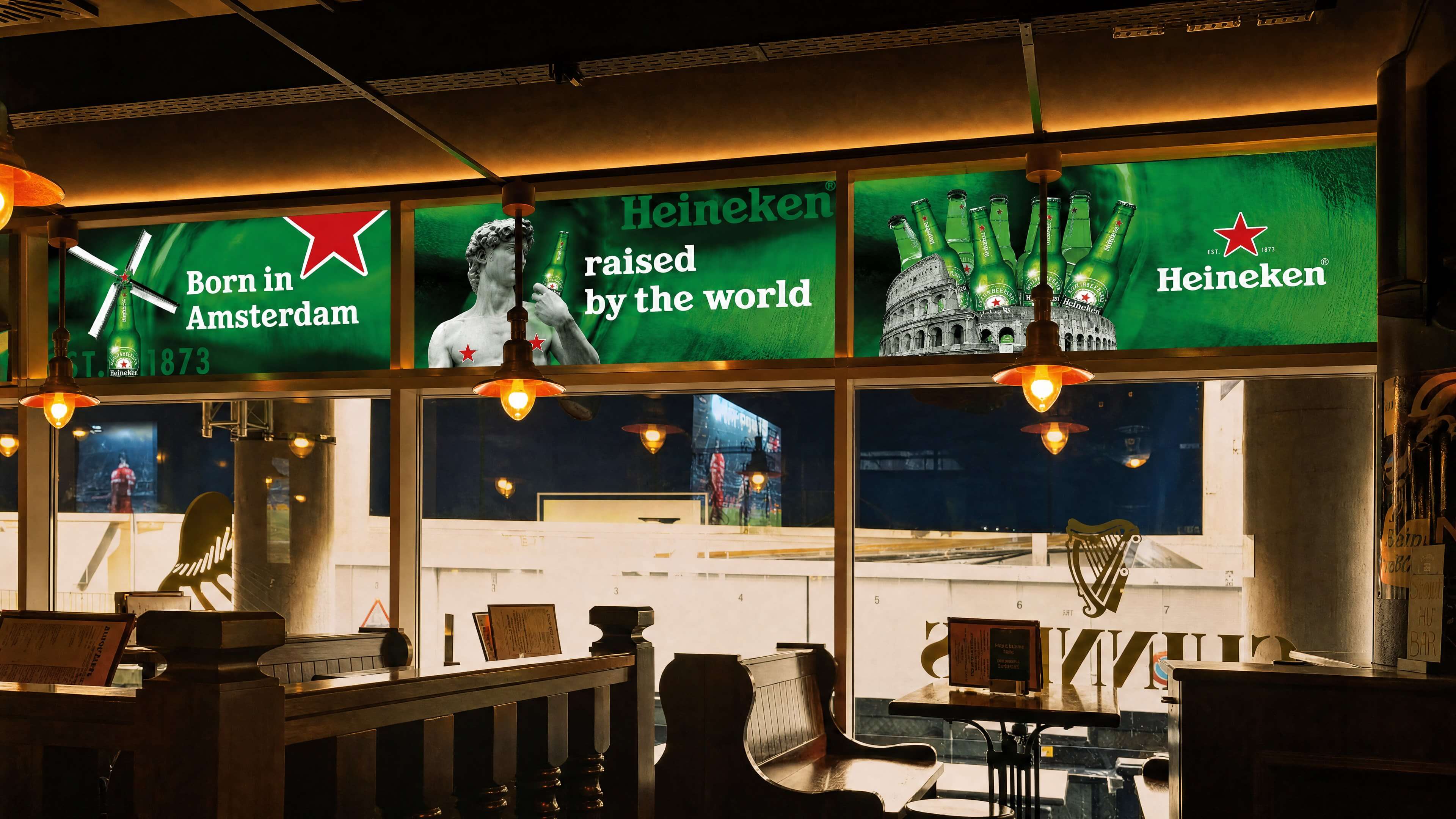 Heineken Pub Branding